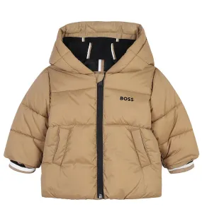 BOSS Gevoerde Jas - Puffer - Cookie