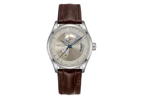 Hamilton horlogeband H32705521 - bruin leer