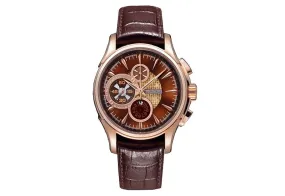 Hamilton horlogeband H32746591 - bruin leer