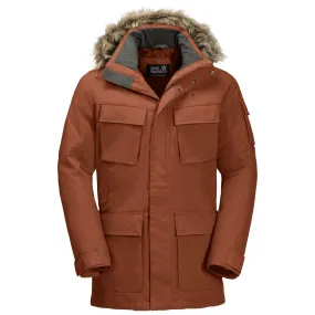 Jas Jack Wolfskin Men Glacier Canyon Parka Copper
